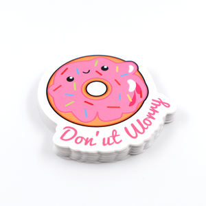 Benutzer definierte Drucke ti ketten Gestanzte <span class=keywords><strong>Vinyl</strong></span>-Aufkleber Wasserdichtes selbst klebendes PVC-Logo Vsco Clean Kiss <span class=keywords><strong>Cut</strong></span>-Aufkleber blätter - Product Image 1