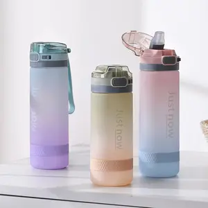 Termo De Agua para gimnasio, taza de plástico de 500ML, momentáneo De agua para gimnasio