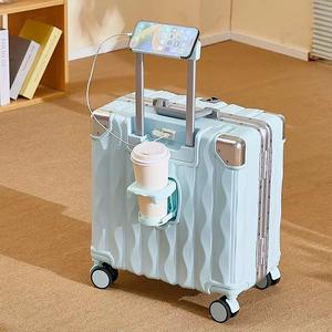 Valises de <span class=keywords><strong>voyage</strong></span> personnalisées de luxe pour enfants, mini valises rigides colorées de 18 pouces avec cadre en aluminium - Product Image 5