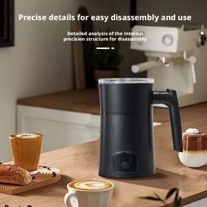 Espumador de Leche Eléctrico para el Hogar, Calentador de Leche Automático, Batidora de Leche Eléctrica para Café - Product Image 4