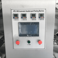 Machine d'emballage liquide de sacs de pochette de film plastique électrique automatique à haut rendement PLC remplissage d'étanchéité 5700 sacs/h eaux de jus de nourriture