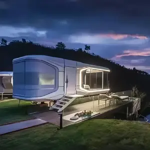 Low Budget Prefabricated Modular Meet Different Needs Space Capsule House