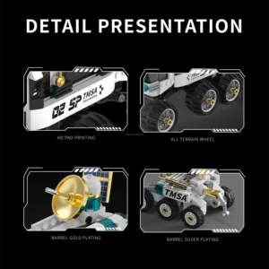 Lunar Explorer, Juego de Construcción de 626 Piezas, Bloques de Construcción de Robots Espaciales para Niños, Regalo, Ladrillos de Plástico, Modelo de Vehículo Todoterreno - Product Image 5