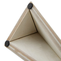 Rampe de planche à roulettes de petit doigt d'obstacle de triangle en bois personnalisé pour le jeu de table de touche