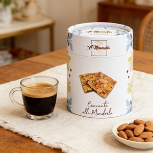 Tubos de Papel Cilíndricos Redondos Innovadores y Ecológicos de Alta Calidad con Logotipos de Marca Personalizados para Frutos Secos y Otros Alimentos - Product Image 1