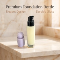 Flacone Spray Vuoto in Vetro per Profumo da Donna, Elegante, Rotondo, da 30ml, 50ml, 100ml, con Confezione Scatola - Vendita all'Ingrosso