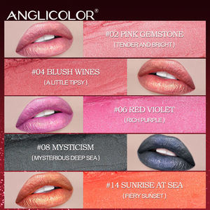 Lápiz Labial Vegano al por Mayor con Logotipo Personalizado, Nuevo Diseño, Larga Duración, Impermeable, Acabado Mate, Brillante y Luminoso para Mujer - Product Image 3