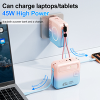 Nuevo Banco de Energía Inalámbrico Magnético de 45W y 15000mah con Carga Rápida y Cable Integrado, Llegada en 2026
