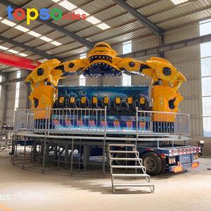 Manèges portables de voyage spatial à 16 places pour l'extérieur, à vendre, montés <span class=keywords><strong>sur</strong></span> remorque - Product Image 5