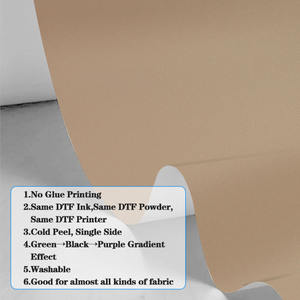 Pelage à froid 30cm x 100 m 30cm 45cm 60cm 100 mètres Film de transfert DTF PET souple à effet dégradé Vente en gros - Product Image 2