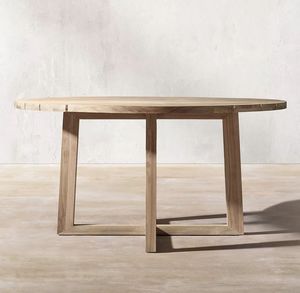 Wholesale American Style Outdoor Furniture <b>Garden</b> Teak <b>Round</b> Dining <b>Table</b> and Chair - Product Image 6