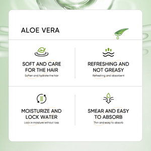 La <span class=keywords><strong>Mascarilla</strong></span> capilar reparadora ultrabrillante de <span class=keywords><strong>Aloe</strong></span> <span class=keywords><strong>Vera</strong></span> nutre y suaviza con una <span class=keywords><strong>mascarilla</strong></span> para el cabello suave - Product Image 5