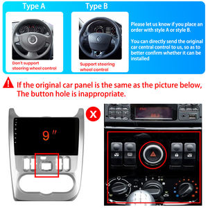 Autoradio Stereo Android per Renault Logan L90 <span class=keywords><strong>Sandero</strong></span> Lada Largus <span class=keywords><strong>Dacia</strong></span> <span class=keywords><strong>Duster</strong></span> 2010-2017 Lettore DVD per Auto - Product Image 2