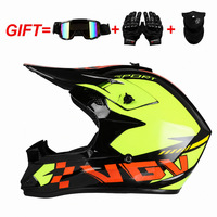 Casque de moto tout-terrain ABS intégral sur mesure pour toutes saisons, idéal pour les sentiers, les rallyes et la course, ensemble trois pièces