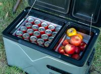 Réfrigérateur de voiture 40L 12V avec compresseur, congélateur électrique 12V pour camionnette et fourgonnette