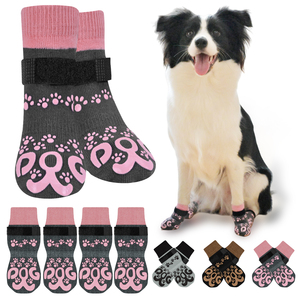 Wholesale Cute Luxury Eco-Friendly Pet <strong>Grip</strong> <strong>Socks</strong> Indoor Comfortable Breathable Non-Slip <strong>Dog</strong> <strong>Socks</strong> for Hardwood Floors Winter - Product Image 1