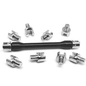 <span class=keywords><strong>Clé</strong></span> à rayons de roue de moto 10 en 1 (5,0-6,8 mm) Kit d'outils de réparation de vélo pour VTT, moto tout-terrain, kit de <span class=keywords><strong>clé</strong></span> à rayons à couple - Product Image 3