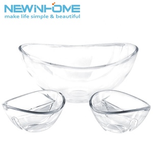 عالية الجودة قابلة لإعادة الاستخدام وعاء تقديم الاكريليك واضحة الجدة رقاقة Dip وعاء لوحة - Product Image 5