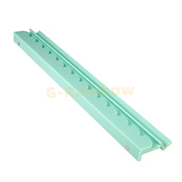 Support et pousseur en acrylique de plusieurs tailles, vert menthe, support de mahjong festonné avec votre propre logo