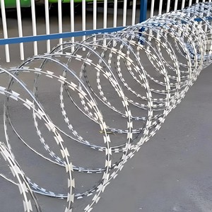 รั้วลวดหนามเหล็กกล้าแบบม้วน ราคาประหยัดเพื่อความปลอดภัยในฟาร์ม - Product Image 5