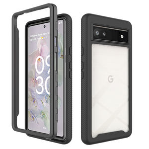 360 étui d'armure à couverture complète pour Google Pixel 6 7 8 9A <span class=keywords><strong>Pro</strong></span> 2 en 1 double couche Anti-chute étui de téléphone portable pour Google Pixel 6A 6 <span class=keywords><strong>Pro</strong></span> - Product Image 1