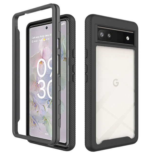 360 Full Cover Armor Case for Google Pixel 6 7 8  9A Pro 2 in 1 Dual Layer Anti Drop Cellphone Case for Google Pixel 6A 6 Pro