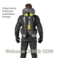 Nouvelle génération 1 Airbag moto combinaison d'équitation gonflable Qiu anneau gilet de protection Anti-chute résistant à l'usure respirant seconde