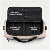 Sac de sport de voyage pour le sport Sac de sport étanche pour baskets avec étagères réglables pour chaussures de basket-ball indépendantes