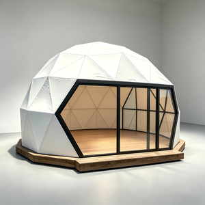 Tente dôme géodésique de luxe transparente en PVC de 6m, 7m, 8m, sur mesure, grande tente dôme de luxe pour camping, fêtes et événements - Product Image 2