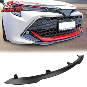 เหมาะสำหรับ Toyota Corolla 5 ประตู ปี 19-21 ชุดแต่งกันชนหน้า สีดำด้าน ABS สปอยเลอร์แบบแยกส่วน คุณภาพสูง อุปกรณ์ตกแต่งภายนอก - Product Image 1