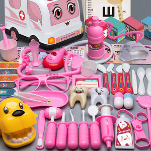 子供の赤ちゃんのための聴診器付きのおもちゃ教育医療キットのための人気のプラスチック製ドクターキット - Product Image 6