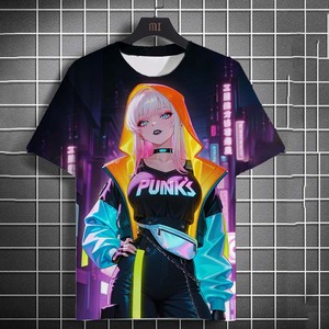 Camiseta de Hombre con Estampado 3D de Chica Sexy de Dibujos Animados, Camisetas Extra Grandes para Hombre, Estilo Harajuku, Manga Corta - Product Image 5