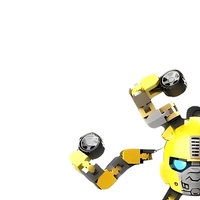 Mainan Robot Transformable Fidget Spinner Mekanik Penghilang Stres Puzzle untuk Anak-anak Hadiah Pesta