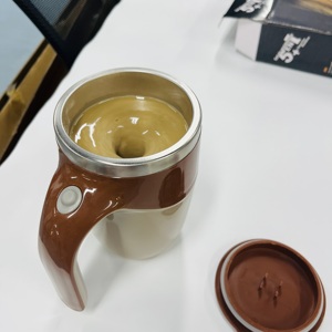 Automatischer Magnetischer Elektrischer Mischbecher Edelstahl-Reisebecher für Kaffee, Schokolade, Milch, Tee, Büro, Zuhause, Küche - Product Image 6