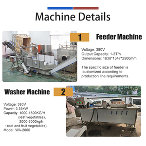 Factory Customized Cucumber <b>Process</b> Line Cucumber Washing,Drying and Slicing <b>Machine</b> - Product Image 2