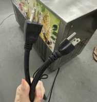 Congélateur à glace afghane robuste à trois cylindres en acier inoxydable, machine Sheeryakh