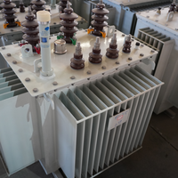 Transformateur immergé dans l'huile triphasé tout en cuivre YongHui, vente directe usine, S13-M-125KVA/10KV, entrée 35kV/10kV/6kV, sortie 380V