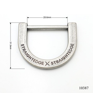 Fabricación de Herrajes de Calidad para Bolsos, Anillo en D Plano de 3/4 de Pulgada, Hebilla Metálica Personalizada con Logotipo para Bolsos - Product Image 4