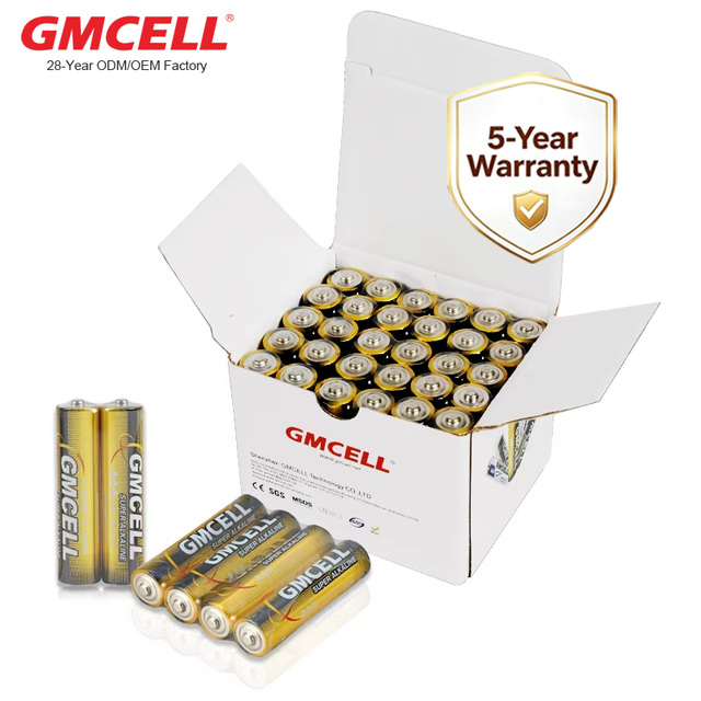 Wholesale AA Alkaline Dry Cell Batteries 1.5V  LR6 Am-3 for Toys 5-Year Shelf Life