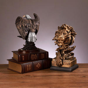 Decoración de Águila Vintage Europea al por Mayor, Decoración de Oficina, Escritorio, Librería, Vinoteca, Estatua de Águila, Artesanía de Resina - Product Image 3