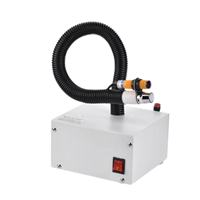 XSJ-SZ080X Pistolet souffleur électrostatique de table à flux d'air ionique photoinductif pour dépoussiérage, Garantie 1 an, Débit d'air 27 m/s, Puissance 30W