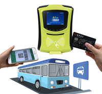 Validateur de bus 4G avec scanner de code QR prenant en charge le validateur de billets RFID et de codes à barres et le terminal de paiement de bus