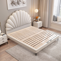 Schlafzimmer möbel Niedliches Design Günstiger Preis Benutzer definierte weiche hoch gepolsterte schlafende Kunstleder rosa Luxus Kinder Kingsize-Bett rahmen