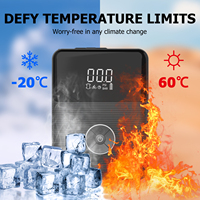 Démarreur de batterie de voiture compact avec compresseur d'air, 8000 mAh, 150 PSI, -20 ℃ ~+60 ℃   Fonctionnement à large plage de température
