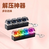 Nouveauté : Porte-clés clavier à presser, petit pendentif, jouet anti-stress, gadget de décompression pour soulager l'ennui