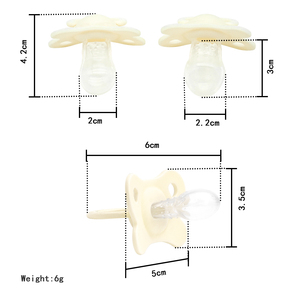 Jouet de dentition en <span class=keywords><strong>silicone</strong></span> Design symétrique Sucettes légères et ventilées en <span class=keywords><strong>silicone</strong></span> pour bébés <span class=keywords><strong>ou</strong></span> bébés âgés de 6 mois et plus - Product Image 4
