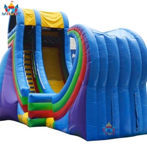 Scivolo d'Acqua Commerciale Gigante da Esterno 21ft in <span class=keywords><strong>PVC</strong></span> Arcobaleno <span class=keywords><strong>per</strong></span> Adulti e Uso Scolastico - Product Image 2