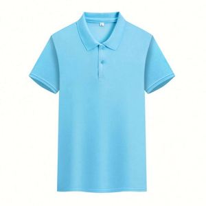 Factory Supply Custom Solid Color Blank T-shirts, for Men's Business Ordinary Polo T-shirts Cheap T-shirts - Product Image 6
