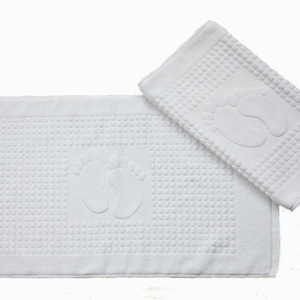 Serviettes d'hôtel en pur coton personnalisées 35x75cm 70x140cm avec broderie de logo pour salons et clubs - Product Image 4