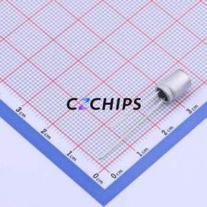 Condensateur solide KNH247UF35V149EC0048, composant traversant (THT), D6.3xL8mm 47uF 20% 35V 1.35A100kHz - Product Image 2